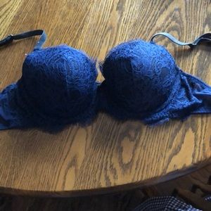 Navy blue bra